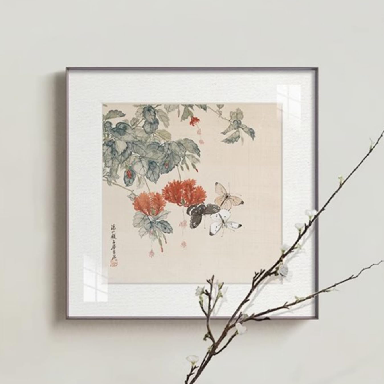 輪島塗 松華堂 漆塗り重箱 花柄装飾.2点一括 A 輪島塗 寿 輪島塗 松華