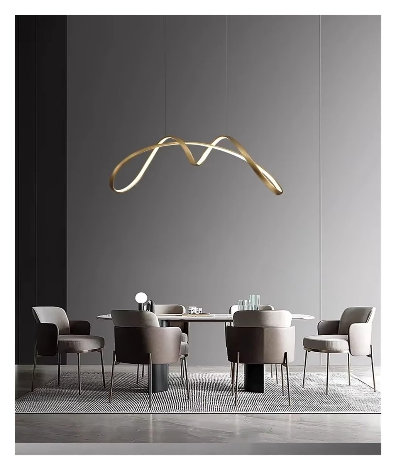 Suspension LED créative pour salon afin de supprimer les zones d'ombre