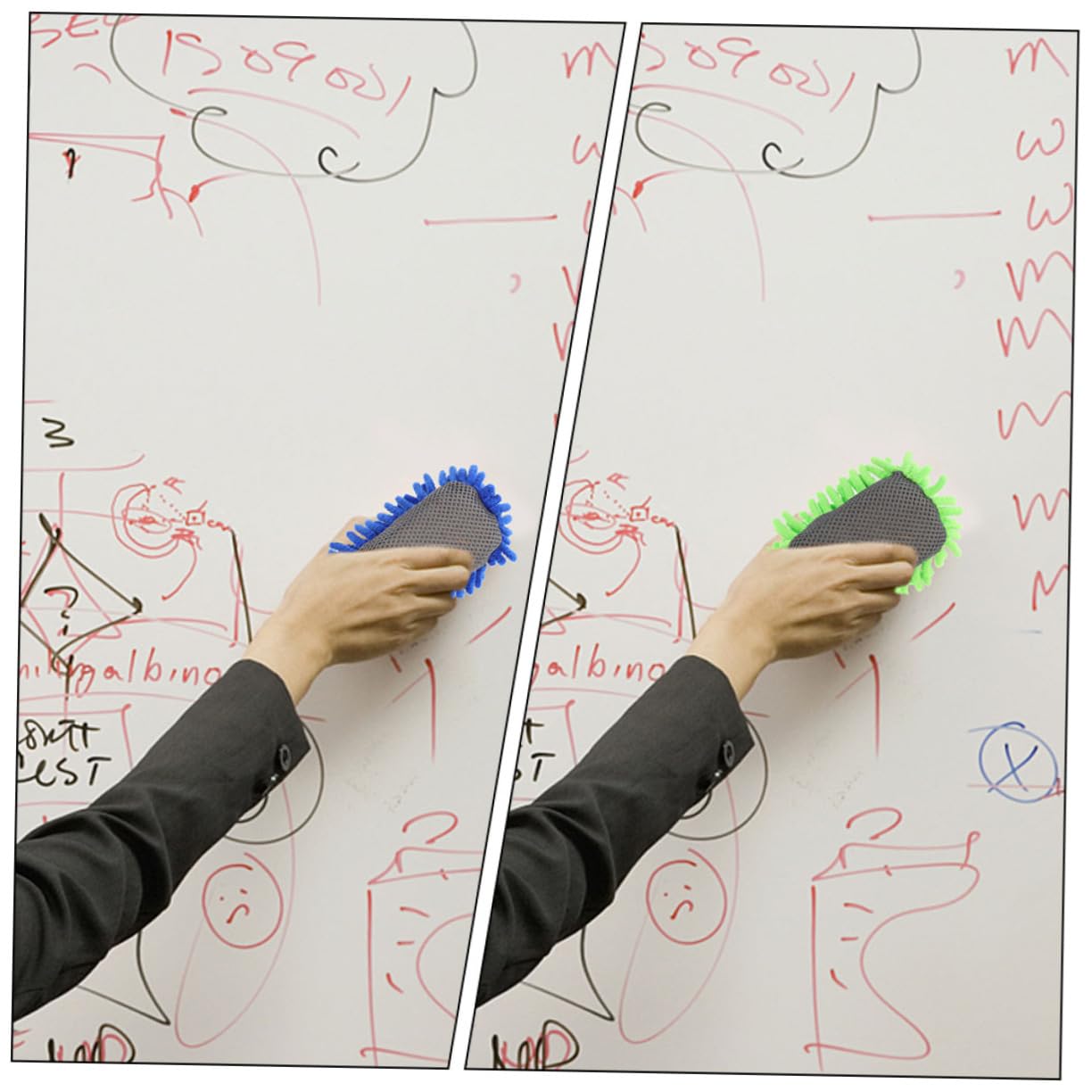 jojofuny 4 Sätze Radiergummi Bürozubehör Stifte Lehrergeschenk Klassenzimmer Whiteboard Wischwerkzeug Klassenzimmerzubehör Whiteboard Zubehör Klassenzimmerbedarf 4 Stück * 4