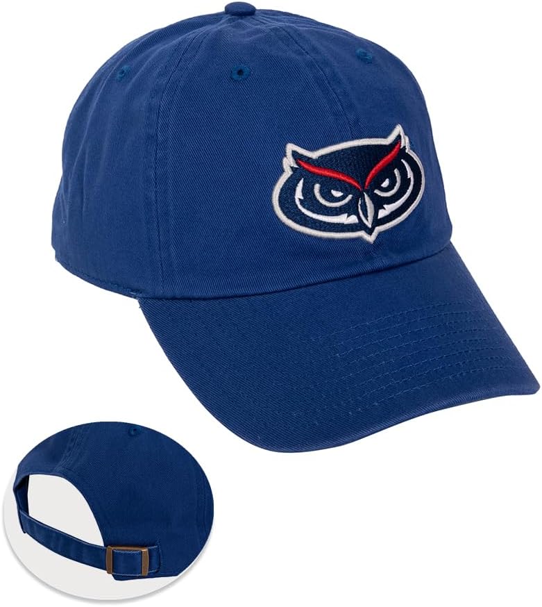 Desert Cactus Florida Atlantic University Baseball Hat FAU Owls Brimmed Embroidered Cap Adjustable Cloth Strap Adult