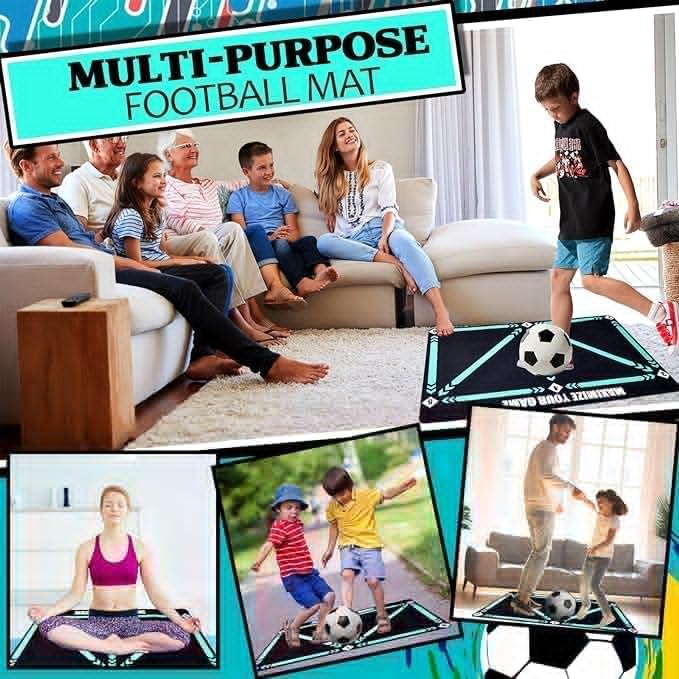 Tappetino Da Allenamento Per Calcio - 90x60 Cm Per Migliorare Dribbling E Controllo Palla - Foto 4