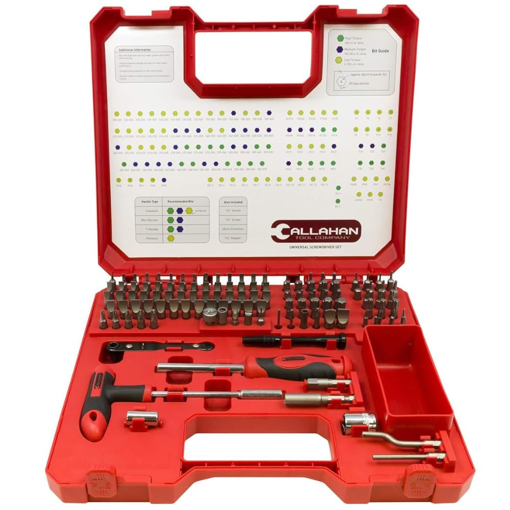 Amazon.com: DAONEG 123-Piece Screwdriver Set - Flat, Hex, Torx