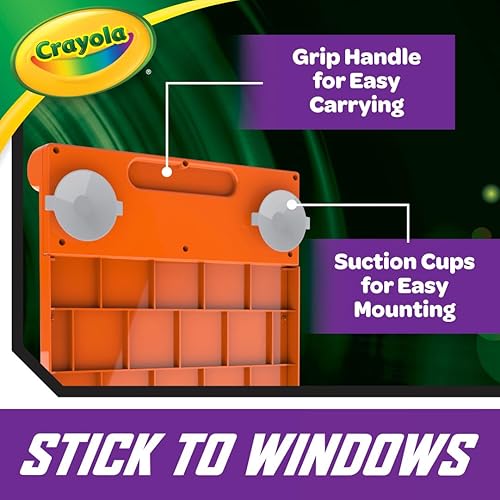 Miniatura 3 de Crayola Travel Glow Art Studio, juguetes que brillan en la oscuridad, regalos para niños y niñas de 6, 7, 8, 9 años