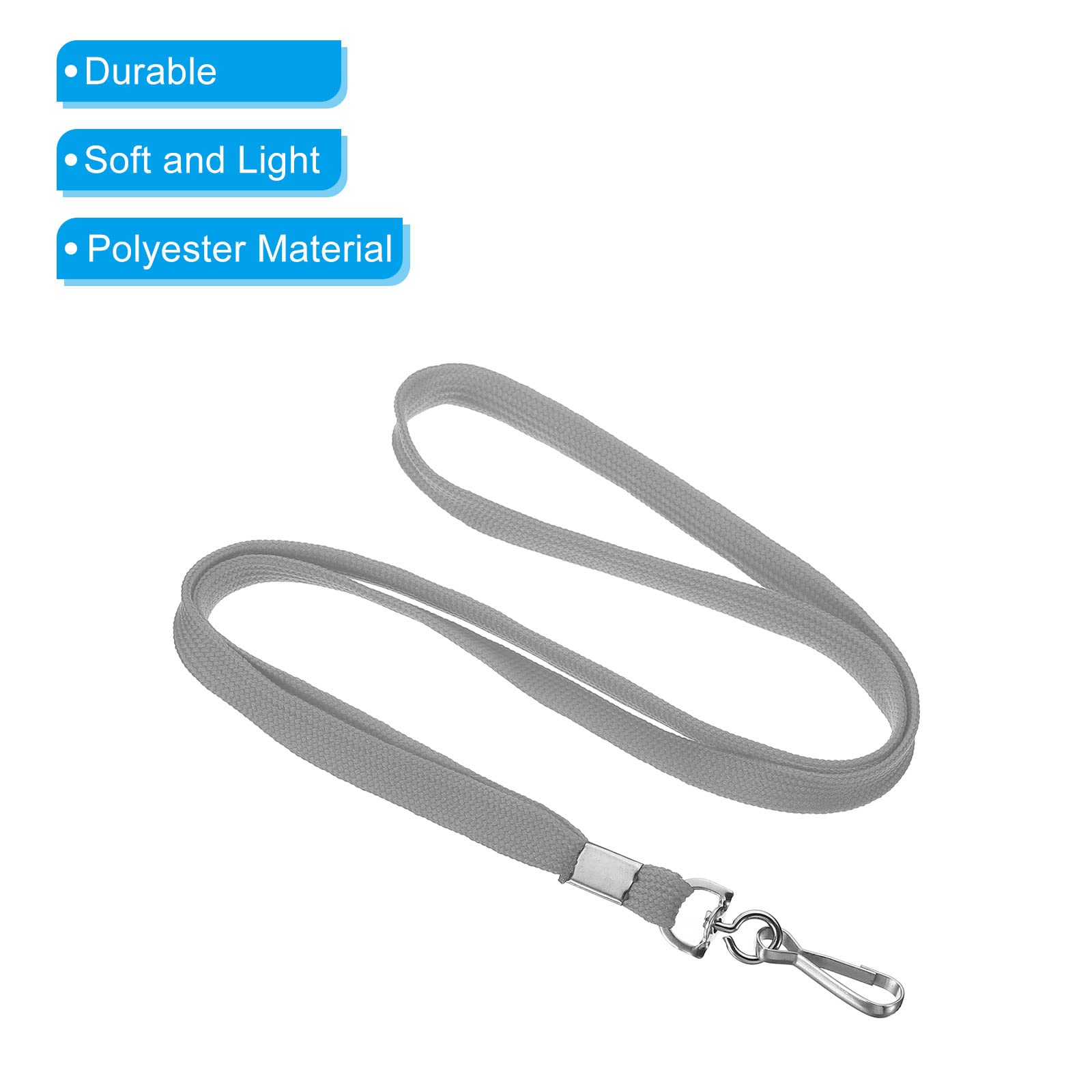 PATIKIL Neck Lanyard With ID Card Holder - 45cm Long Badge Lanyard For Office & Events