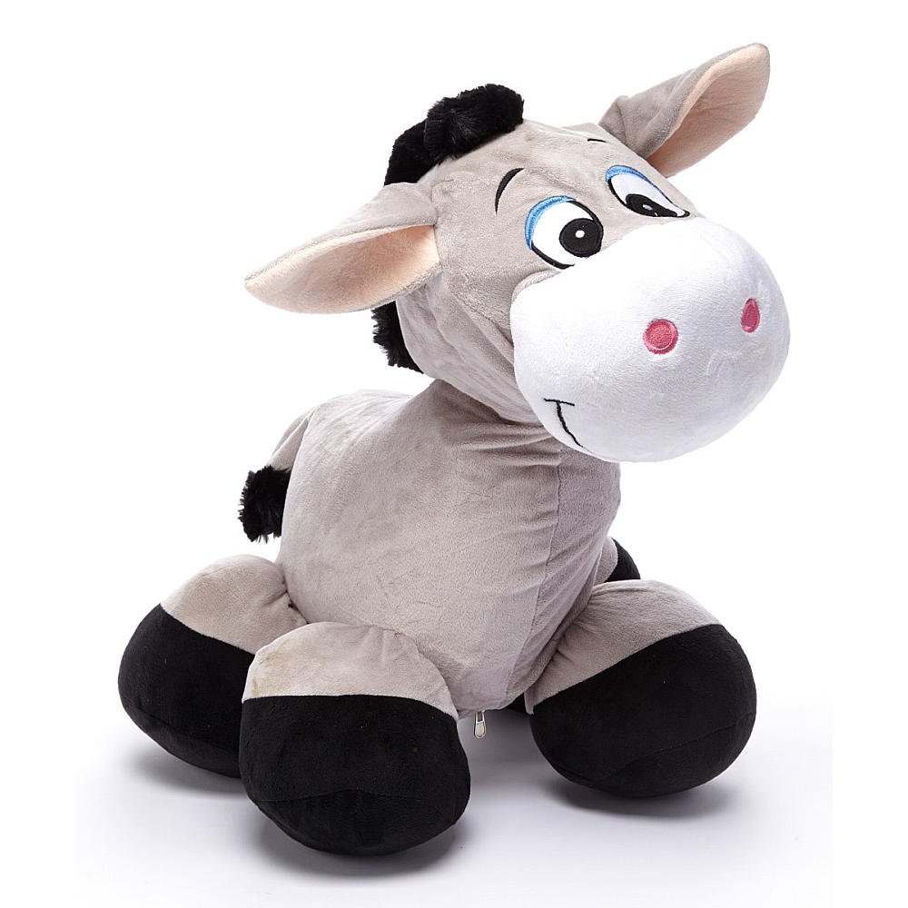 BUBBY AIR Stuffed Bubble Donkey Plush, 26"