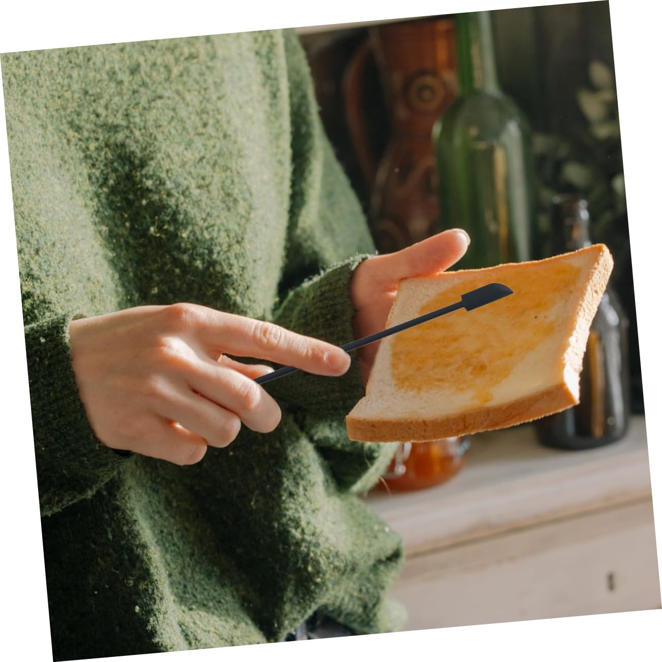 DECHOUS 18stücke Teiliges -spachtel Für Marmelade Und Hitzebeständige Küchenhelfer Rot Und Schwarz Backen Und Kochen Leicht Zu Reinigen Und Langlebig