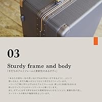 Amazon | STYLISH JAPAN 公式 .OUNCE スーツケース アルミフレーム