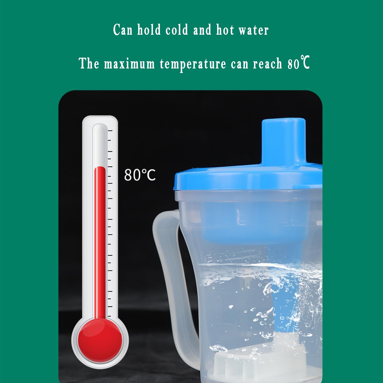 Tazza D'acqua Per Anziani, Tazza D'acqua Quantitativa Per Pazienti, Con Un'emissione Fissa Di Acqua Di 10-15 Ml, Adatta a Chi Ha Difficoltà a Mangiare Cibi Solidi E a Chi Ha Mobilità Limitata