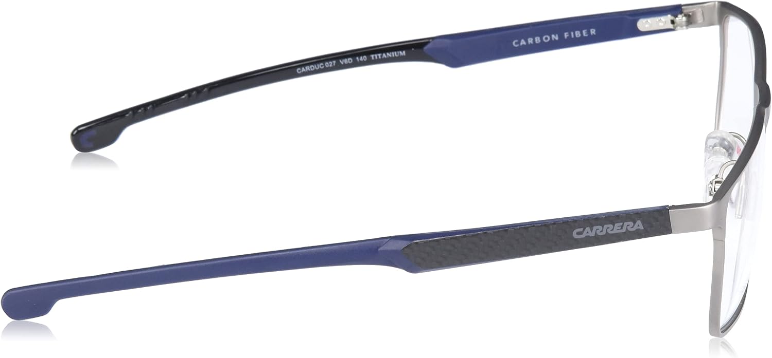 CARDUC 027 V6D MATTE DARK RUTHENIUM BLUE 56/18/140 MAN Eyewear Frame