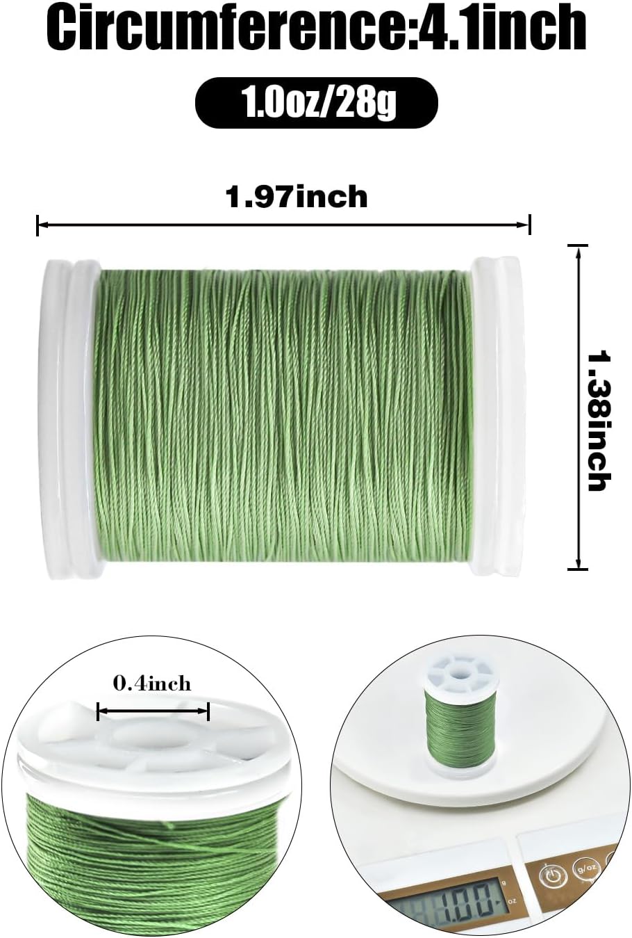 Heavy Duty Upholstery Thread Kit,8 Spools Durable Bonded Nylon,High-Strength & Fade-Resistant,218 Yds/Spool for Sewing Machines,Leather,Denim,DIY Crafts,Bright Colors