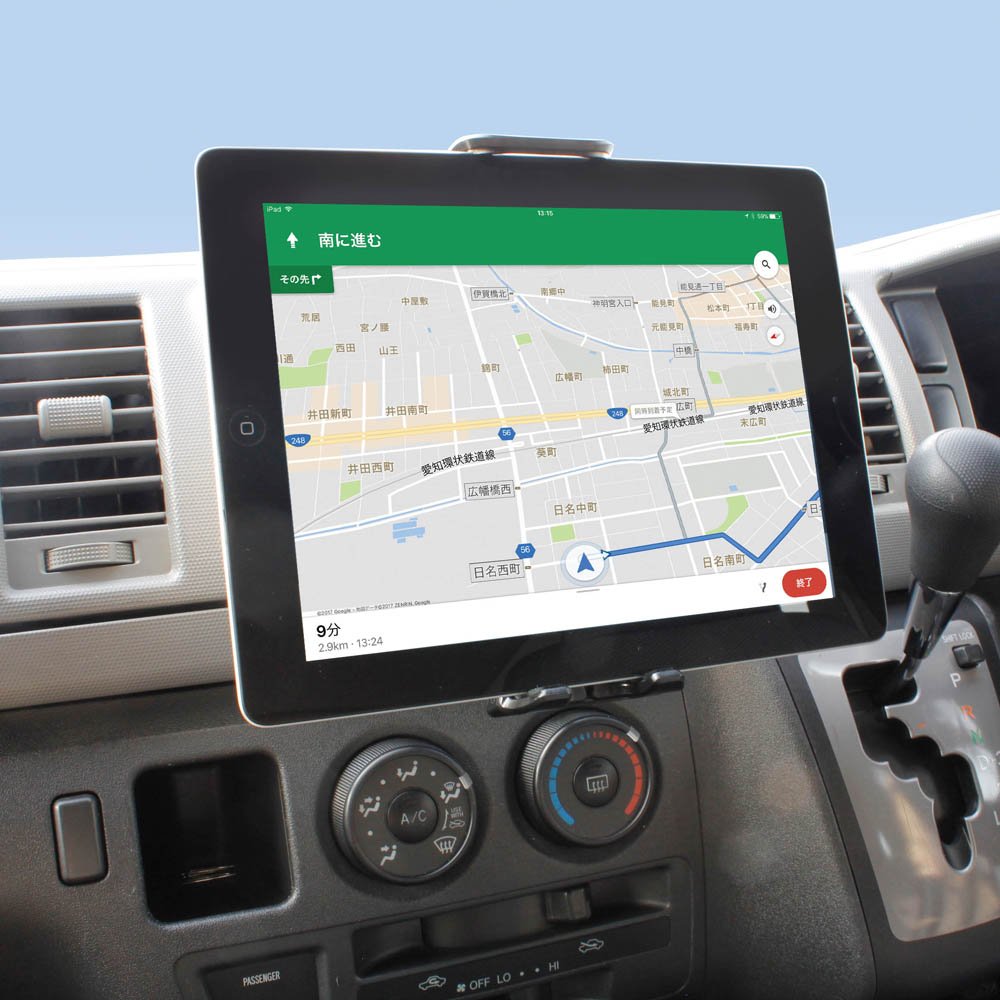 Tsuchiya Yac Car Supplies Car Audio Supplies DIN BOX Tablet Holder Black VP-D13 - 第 5/6 張圖片