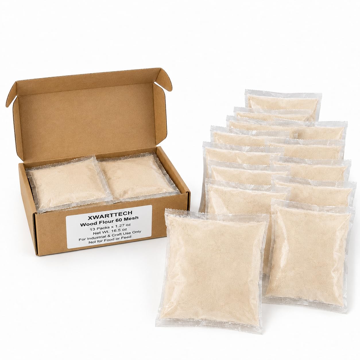 Fine Wood Flour - 16oz for Crafts & DIY -5