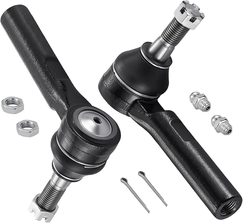 Kit com 2 terminais de direção externos dianteiros SYKRSS ES3609 para Chevy Silverado 2500 2001–2006