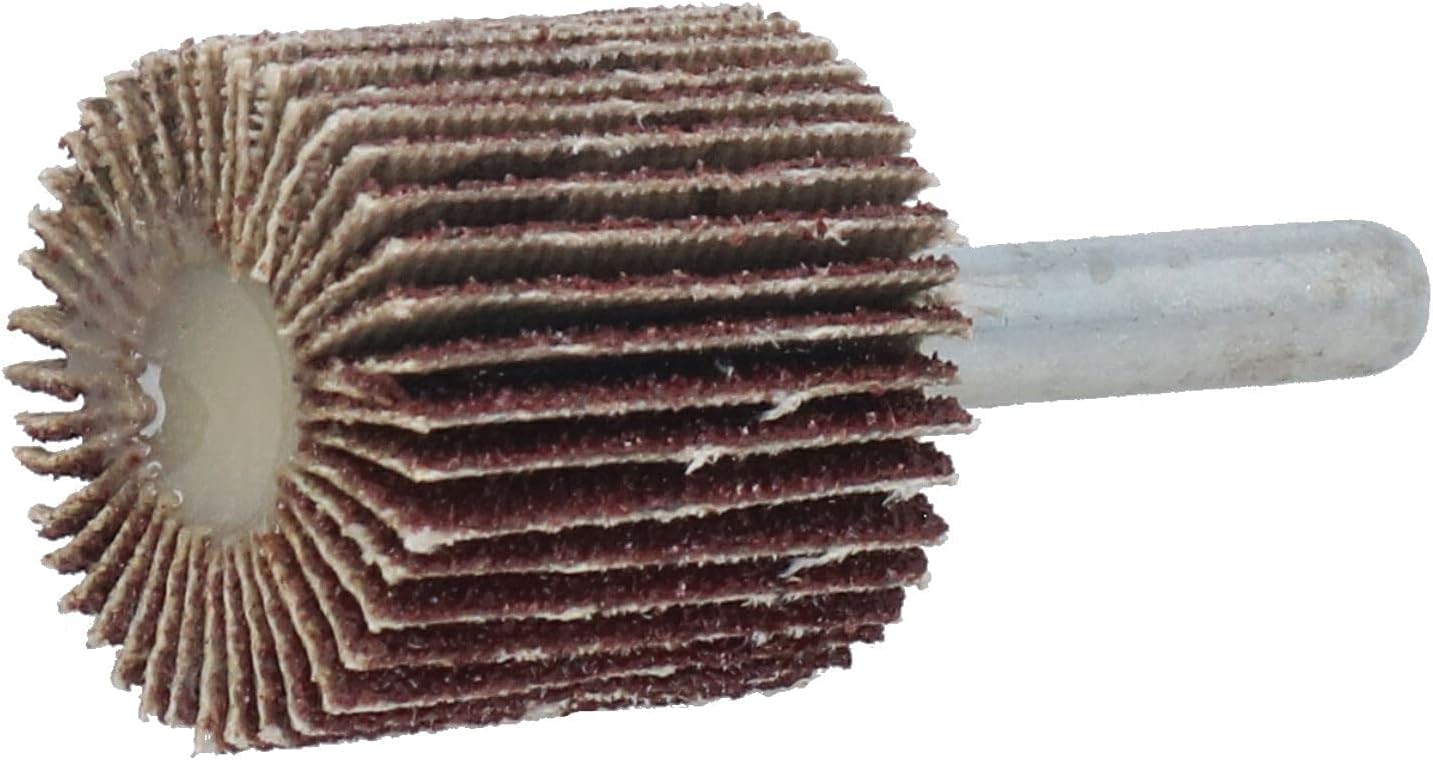 80 Grit 25mm Flap Wheel Disc Abrasive Sanding Pads For Drills 6mm Shank 20pc