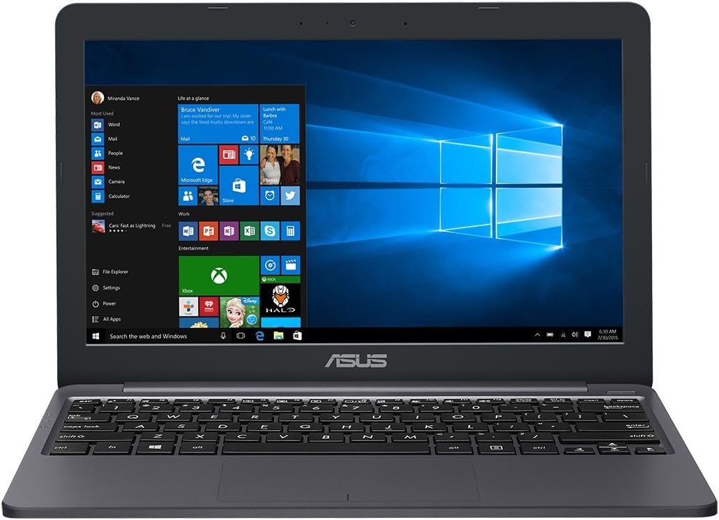 ASUS E203 E203MAH-FD005T 11.6-inch Laptop (Celeron N4000/4GB/500GB/Windows 10/Integrated Graphics), Star Grey