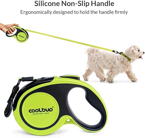 Miniatura 2 de Correa retráctil para perro, sin enredos, correa resistente de 16 pies para caminar para mascotas con mango antideslizante para perros o gatos