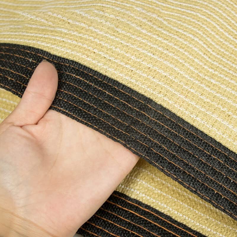 Voile d'ombrage haute densité durable avec finitions œillets renforcés