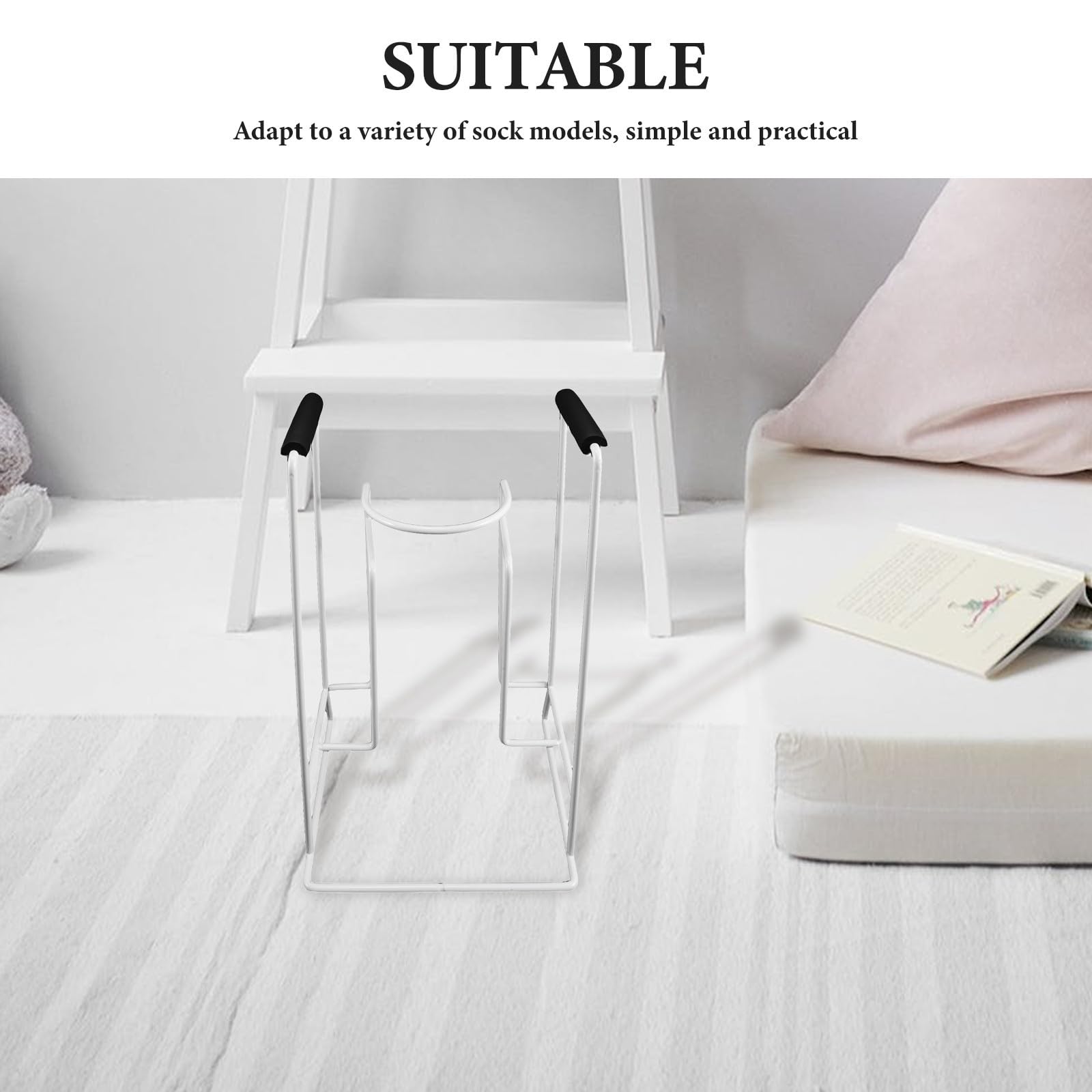 Healeved Ayuda Agacharse para para Calcetines Ponerse Mayores y sin con Diseño Ergonómico Material Elástico Cómodo para Uso Diario