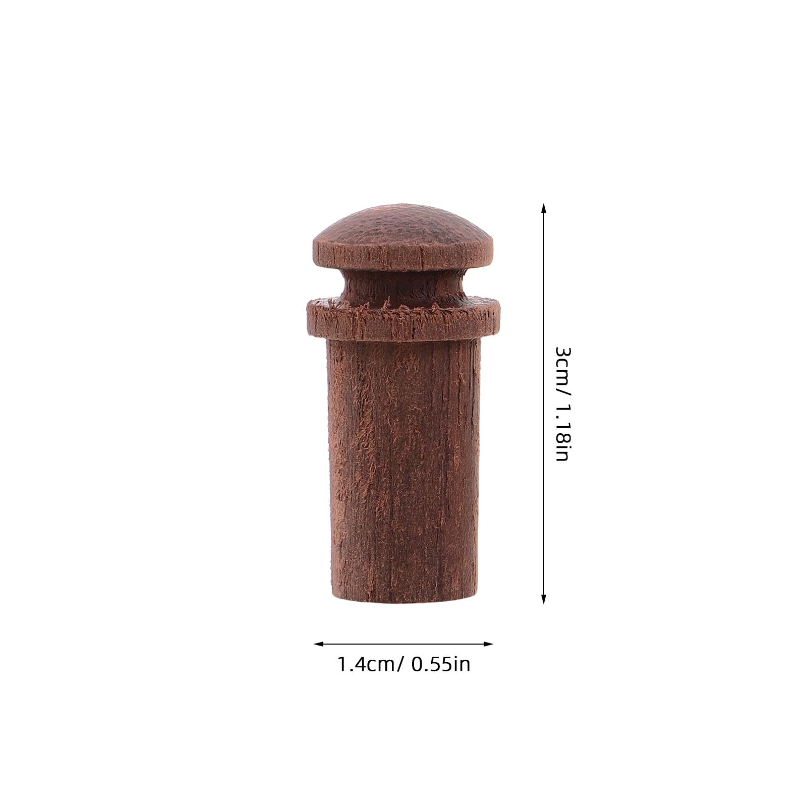 Lot de 3 broches de sangle de guitare en palissandre, érable et ébène - 12 mm - Fermoirs de sangle pour guitare acoustique, guitare électrique, basse - Boutons de sangle en bois - Accessoires