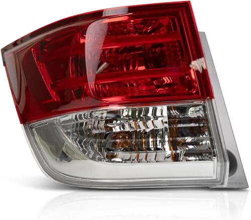 Miniatura 4 de KarParts360 Para Honda Odyssey 2014 2015 2016 2017 Conjunto de luz trasera lado del conductor con bombillas LED sustituye a HO2804104 | 33550TK8A11