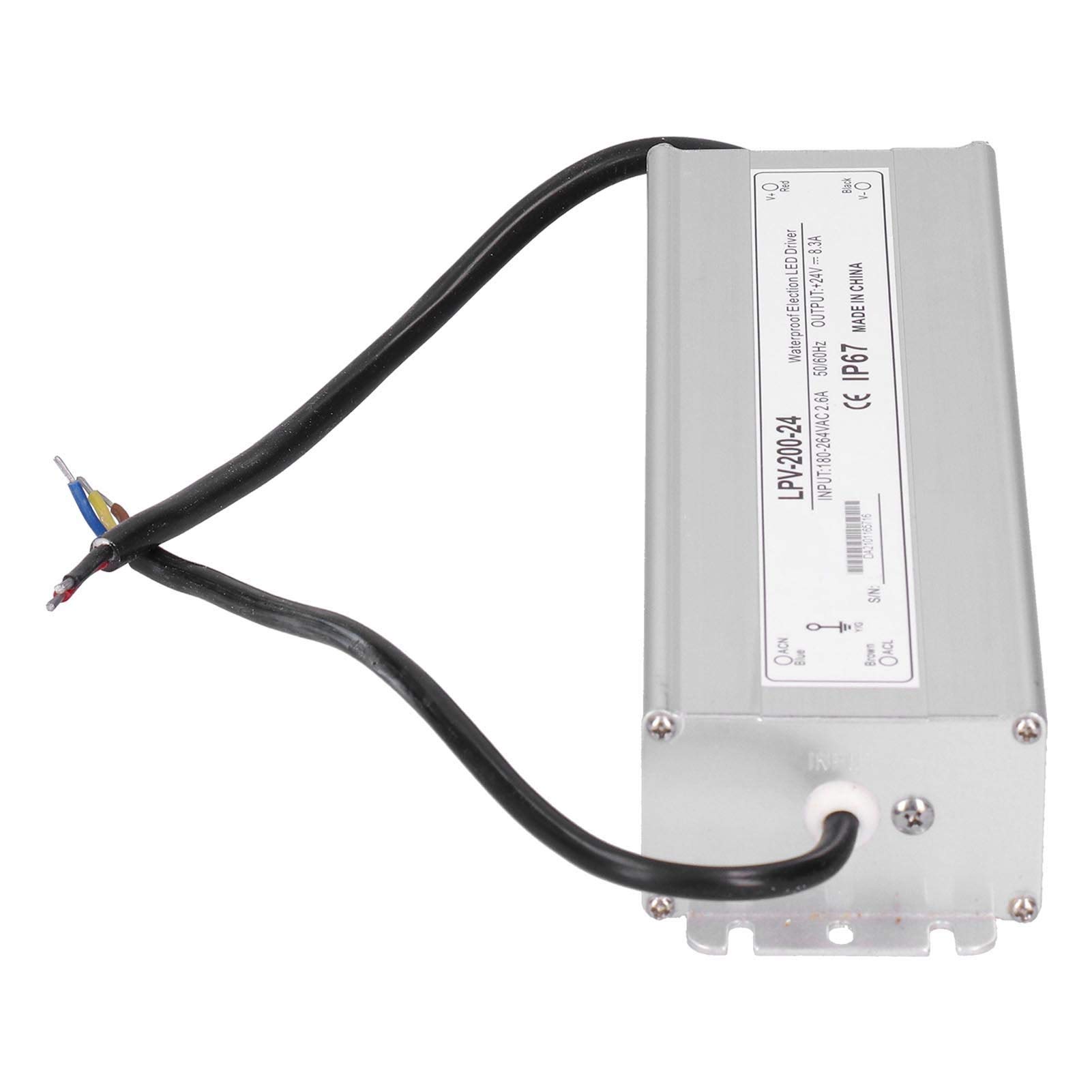 Trasformatore di alimentazione, adattatore LED BERM LED elettronico 200 W impermeabile trasformatore di alimentazione adattatore LPV-200-24 DC24V