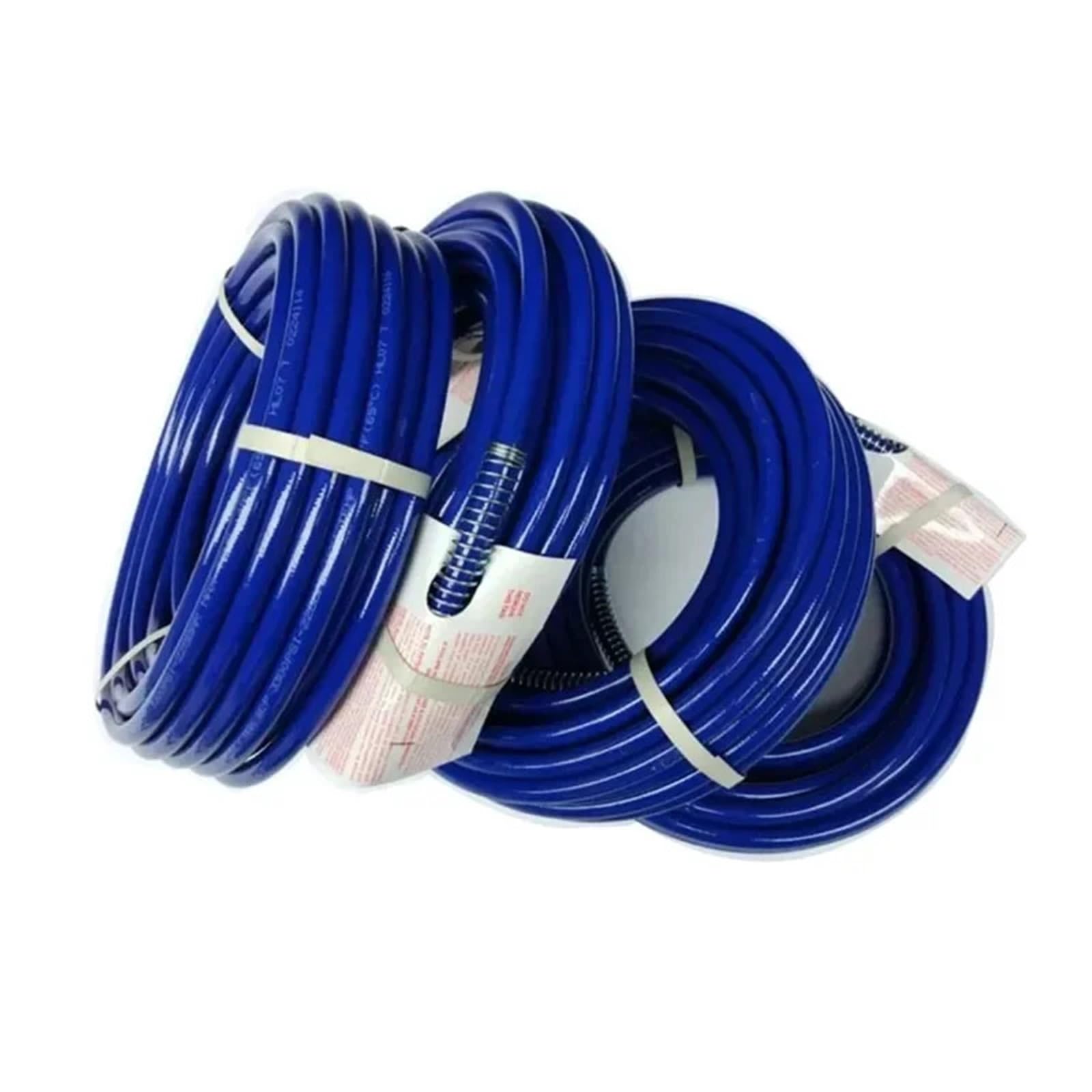 Wąż do bezpowietrznego rozpylacza farby, Wąż do natryskiwania farby bezpowietrznej wysokociśnieniowy 1/4 '' BSP 3500Psi 8-30 m Część zamienna bezpowietrznego urządzenia natryskowego(15M)