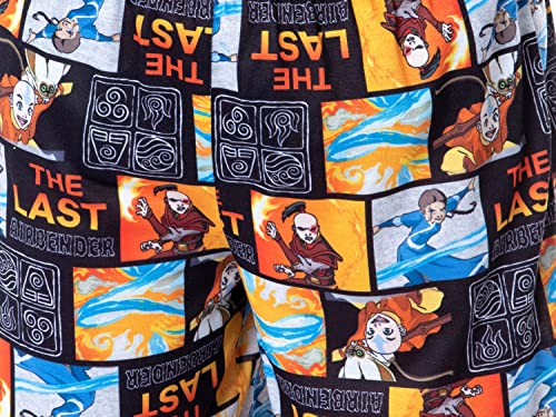 Nickelodeon Boys' Avatar The Last Airbender Cartoon Pajama Set Shorts4