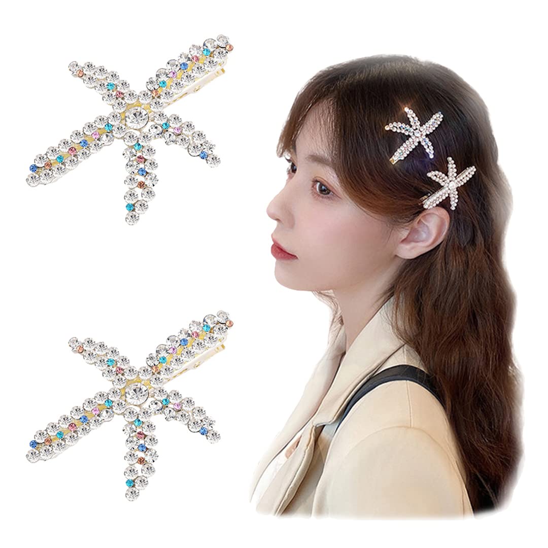 ヒトデのレジンヘアピン2個セット ヒトデのレジンヘアピン2個セット