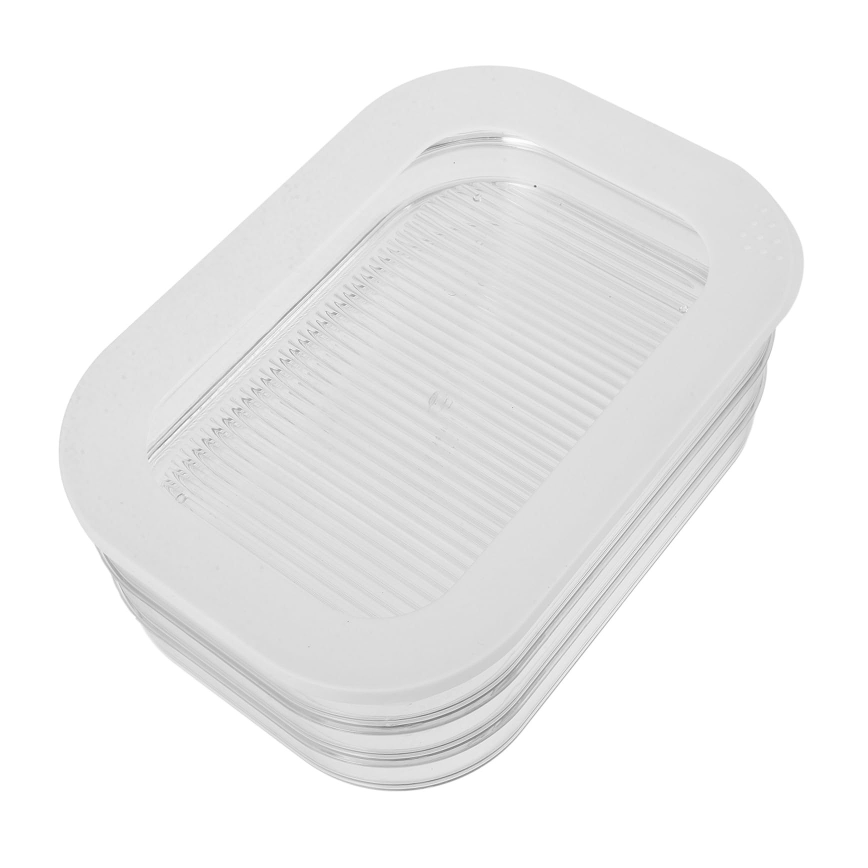 Caja Organizadora de Alimentos Tapa Transparente de Acrílico Resistente a Deformaciones y Larga Duración para Tocino Adecuado para Conservar en Refrigerador