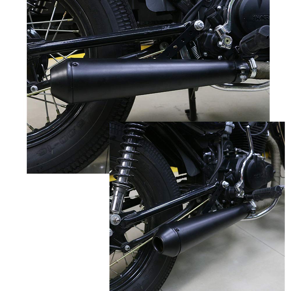 Tubo Escape de motocicleta Universal Slip On 1.5-2 "Entrada de escape Tubo de para Dirt Bike Street Bike Scooter (01)