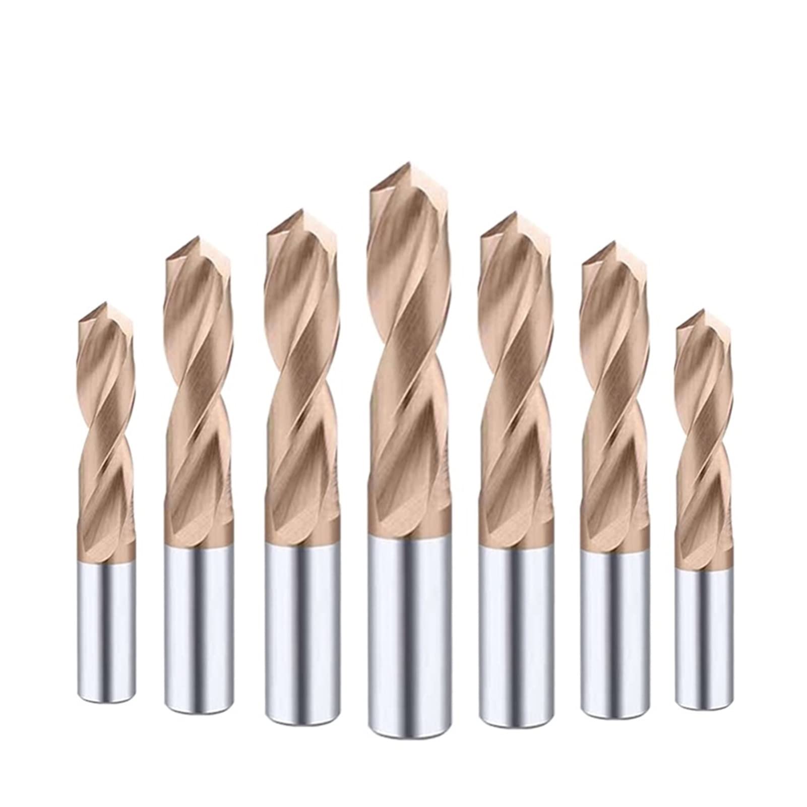 Brocas VIEUE Taladros de carburo sólido recubiertos for Cnc Centros de mecanizado taladros de carburo de 1.0-20 mm taladros de trabajo de metal (Color : 5pcs, Hole Diameter : 13.5x40x75)