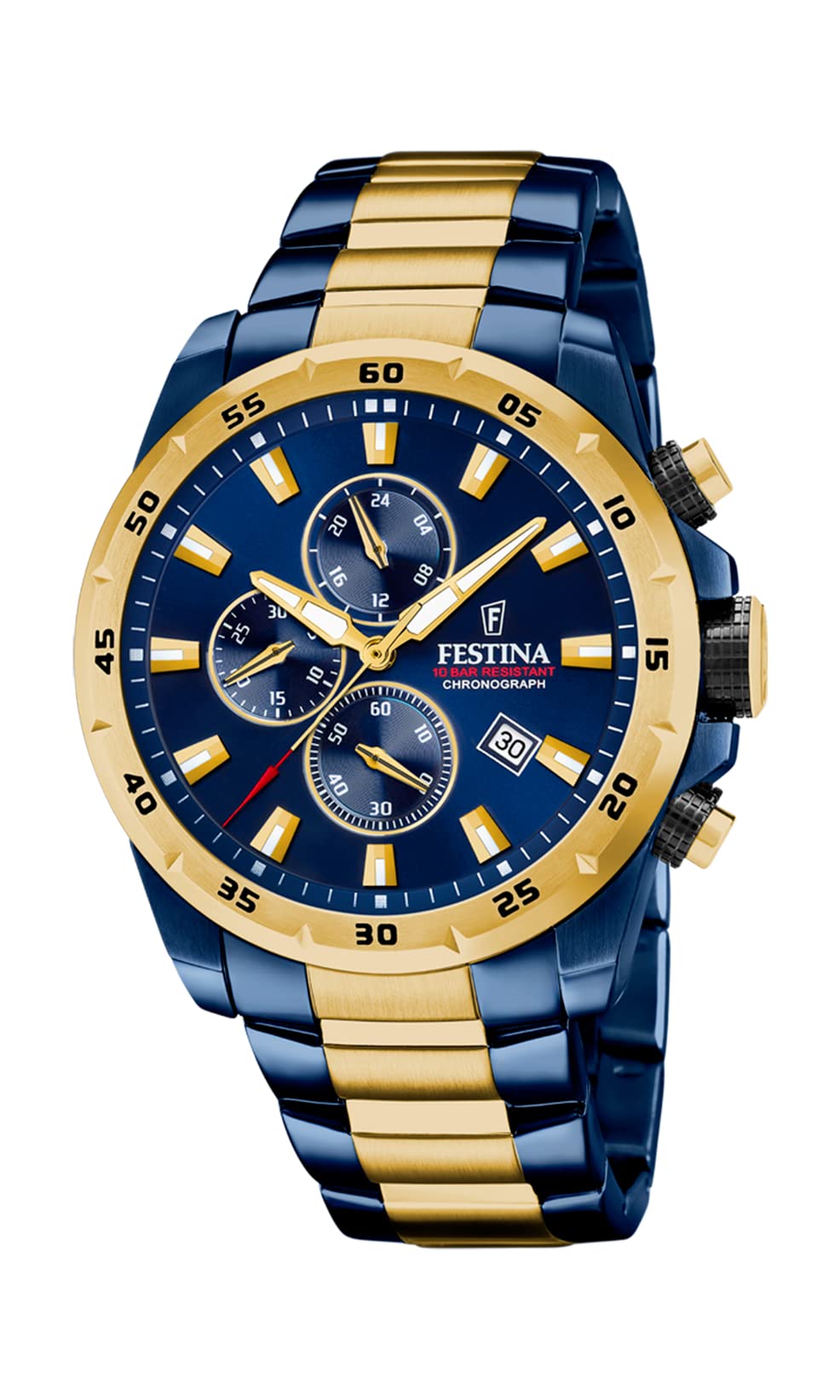 Festina Men's Watch Chronograph Date - Blue