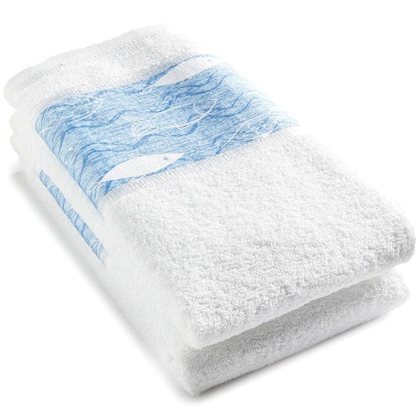 Essuie-mains Bluefin Bay serviette toilette coton absorbante salle de bain