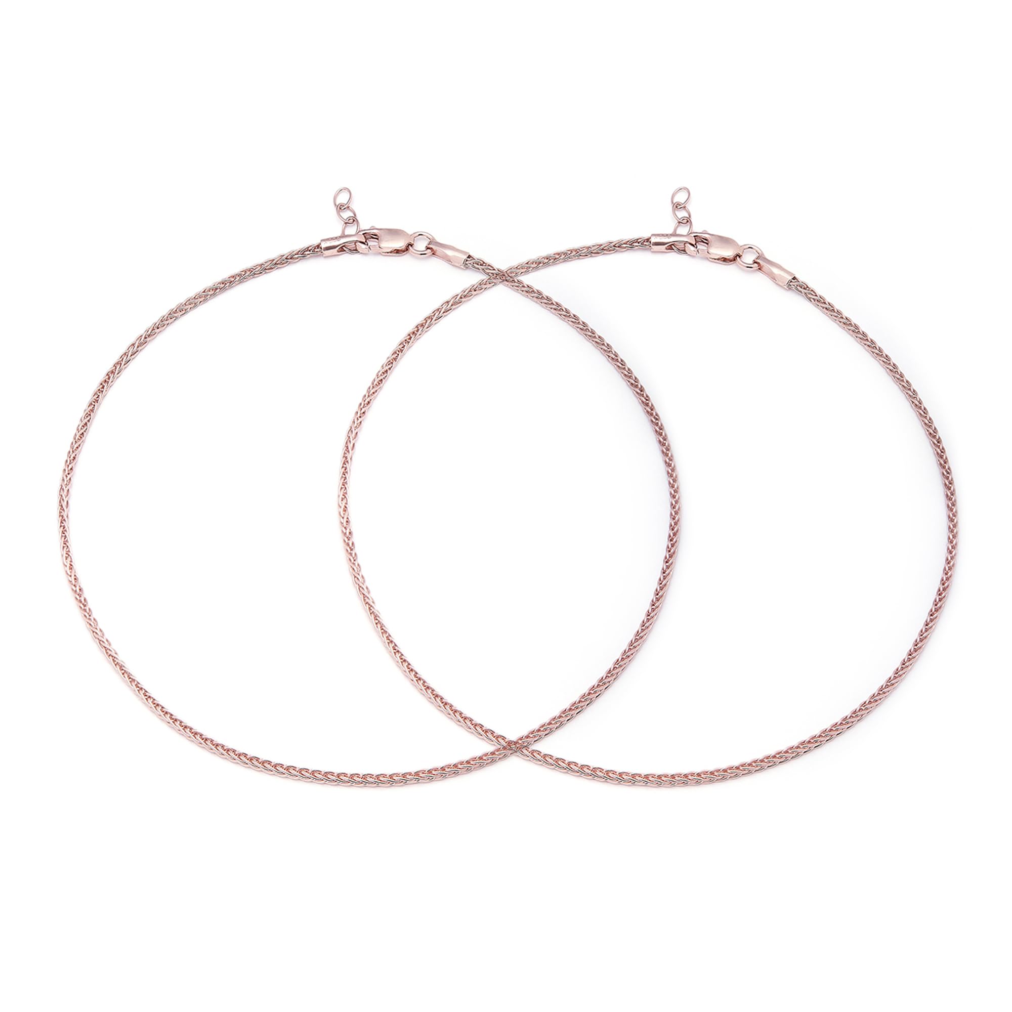 See full amazon price history chart for ZAVYA 925 Sterling Silver Modest Chain Rose Gold Plating Chain Anklet (Pair) | | Gift for Women & Girls | With Certificate of Authenticity & 925 Stamp ZAVYA 925 Sterling Silver Modest Chain Rose Gold Plating Chain Anklet (Pair) | | Gift for Women & Girls | With Certificate of Authenticity & 925 Stamp (B0C37MX23P) Amazon Price History, Amazon Price Tracker