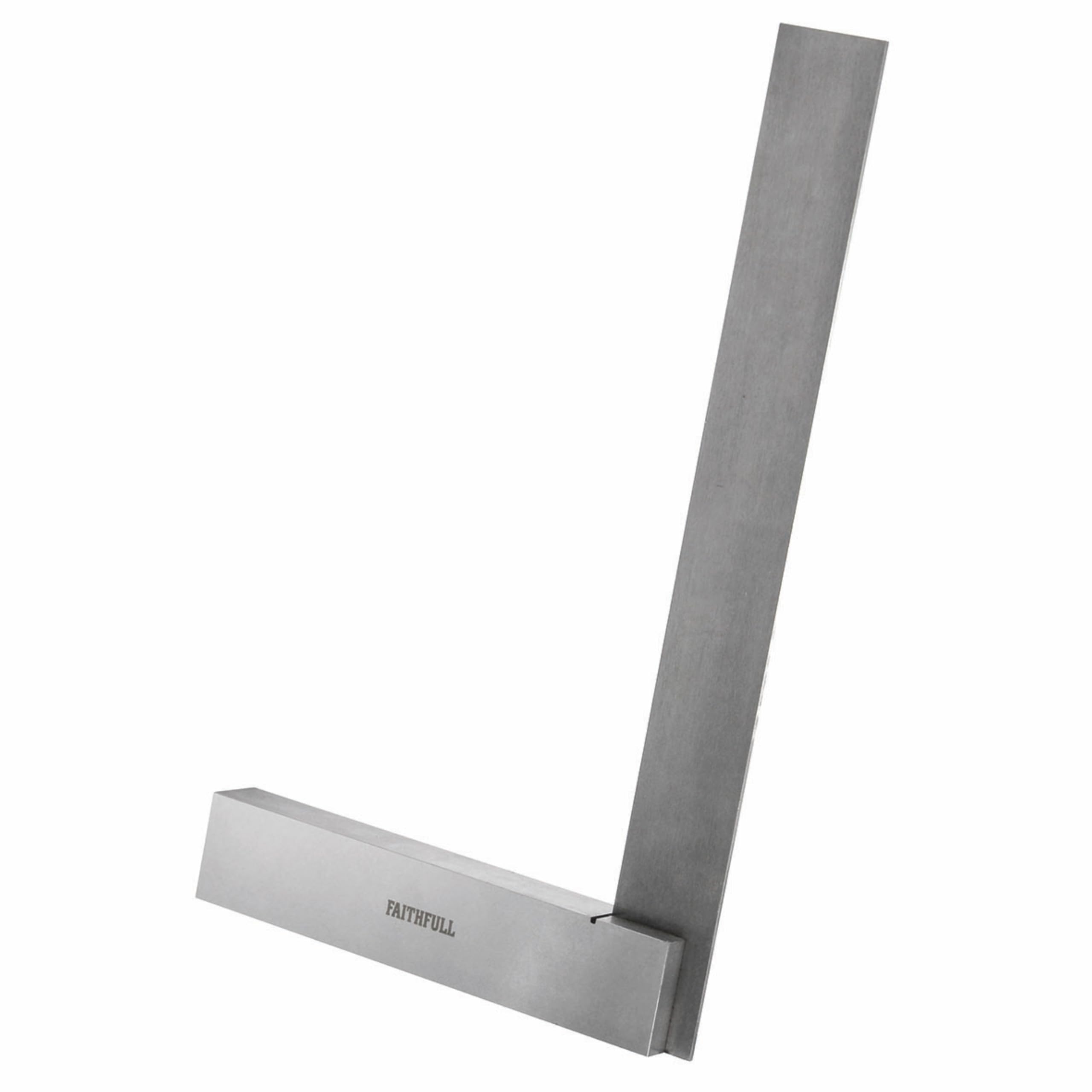 Squadra da falegname Faithfull Engineers in acciaio da 225 mm (9 pollici) - Lama in acciaio temprato e rettificata di precisione, strumento di marcatura, misurazione e tracciamento preciso per la lavorazione di metalli e legno