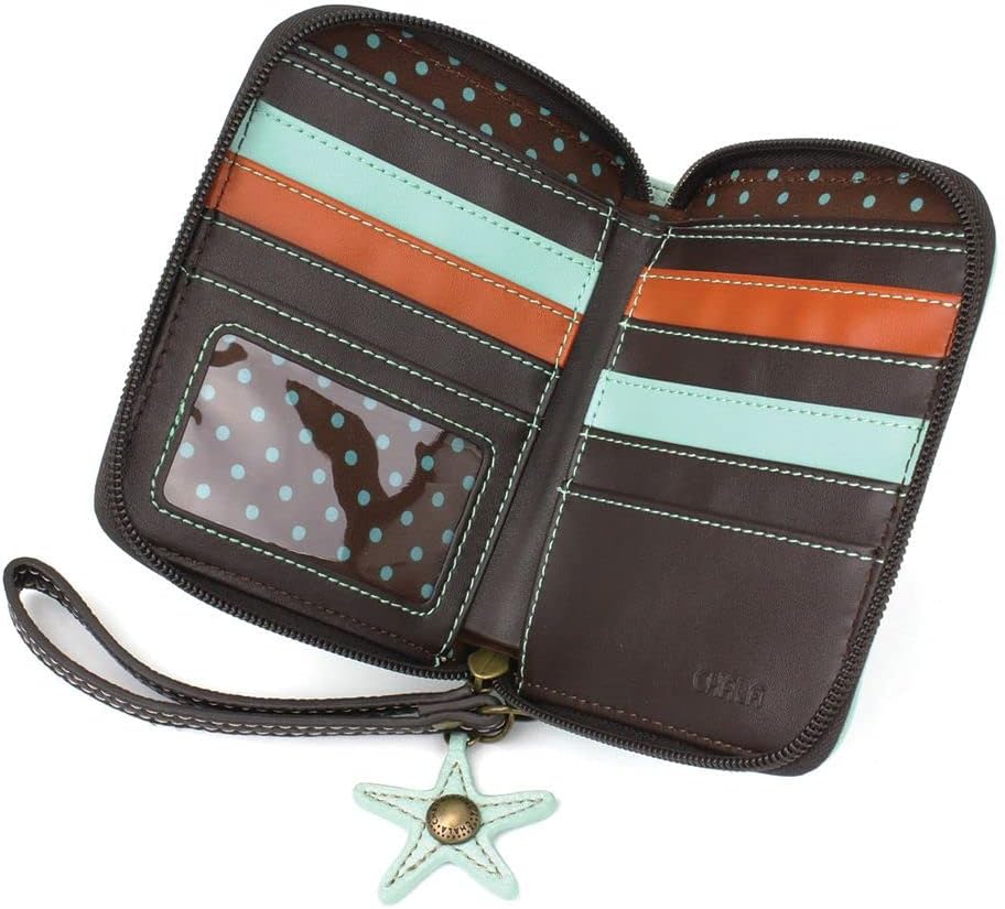 Chala Handbags Mermaid A Zip-Around Wallet - Wristlet