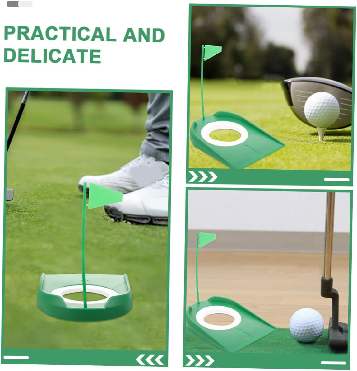 5pcs Golf Putting Cup Training Aid Portable Golf Accessories for Skill Improvement Compact Design Fun Practice for All Skill Levels