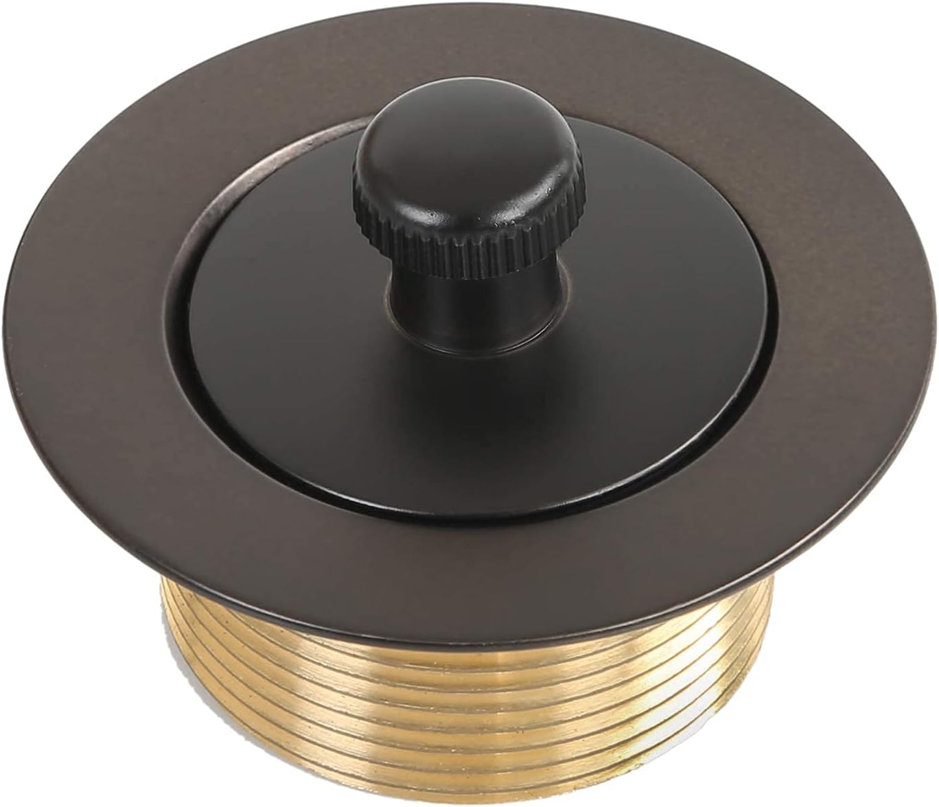 100% Brass Lift and Turn Bathtub Drain - Oil Rubbed Bronze Finish - Bathtub Conversion Kit - VHI - Handyman Designed & Quality Tested - Will Fit All Bathtub Drains - - 