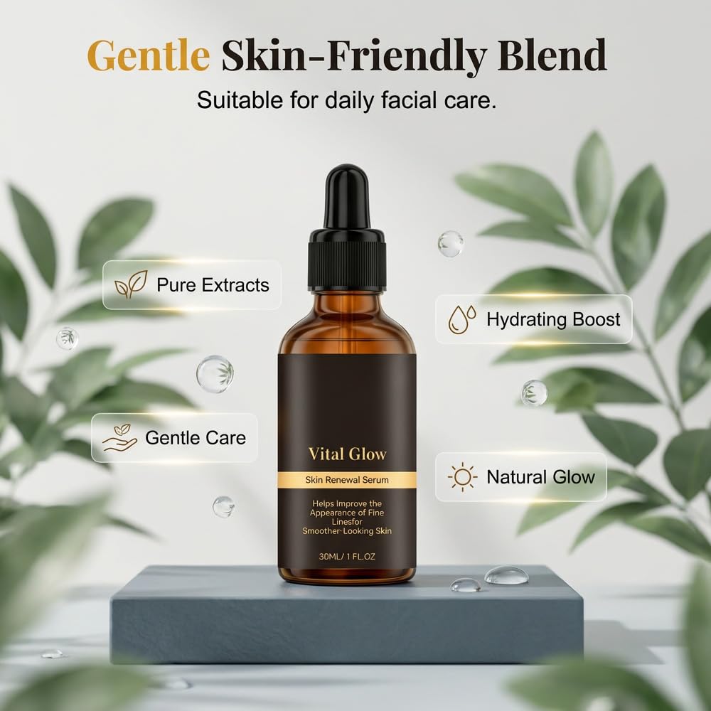 Hydrating Face Serum for Women, Moisturizing Skin Serum for Wrinkles & Fine Lines, Firming Brightening Formula for Smoother, Radiant Complexion (2 Pcs)
