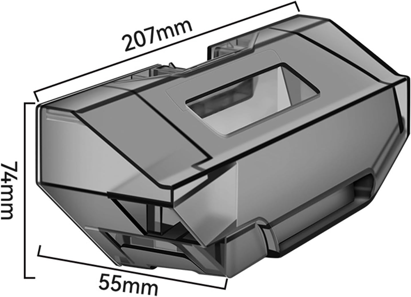 Dust Bin Box for Dreametech,Replacement Dust Bin Box for Dreametech X20/X20 Pro/X20 Plus/L20 Ultra Vacuum Cleaner Dust Collection Box Part (1)