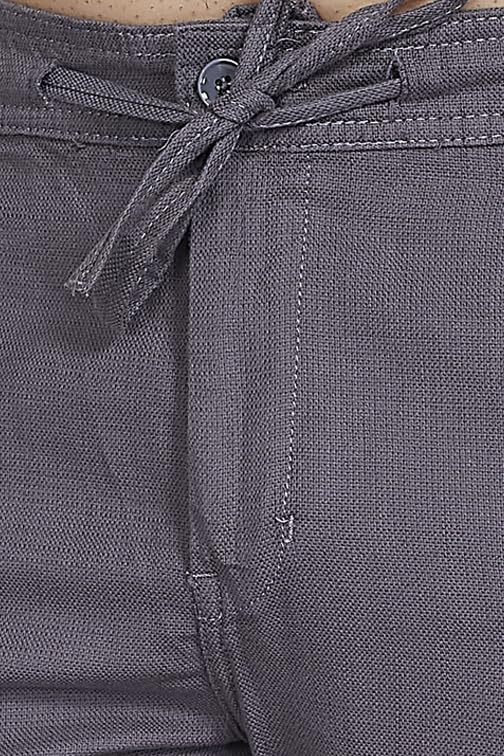 Image of DIVISIVE Men's Relaxed Fit Cotton Linen Blend Trousers