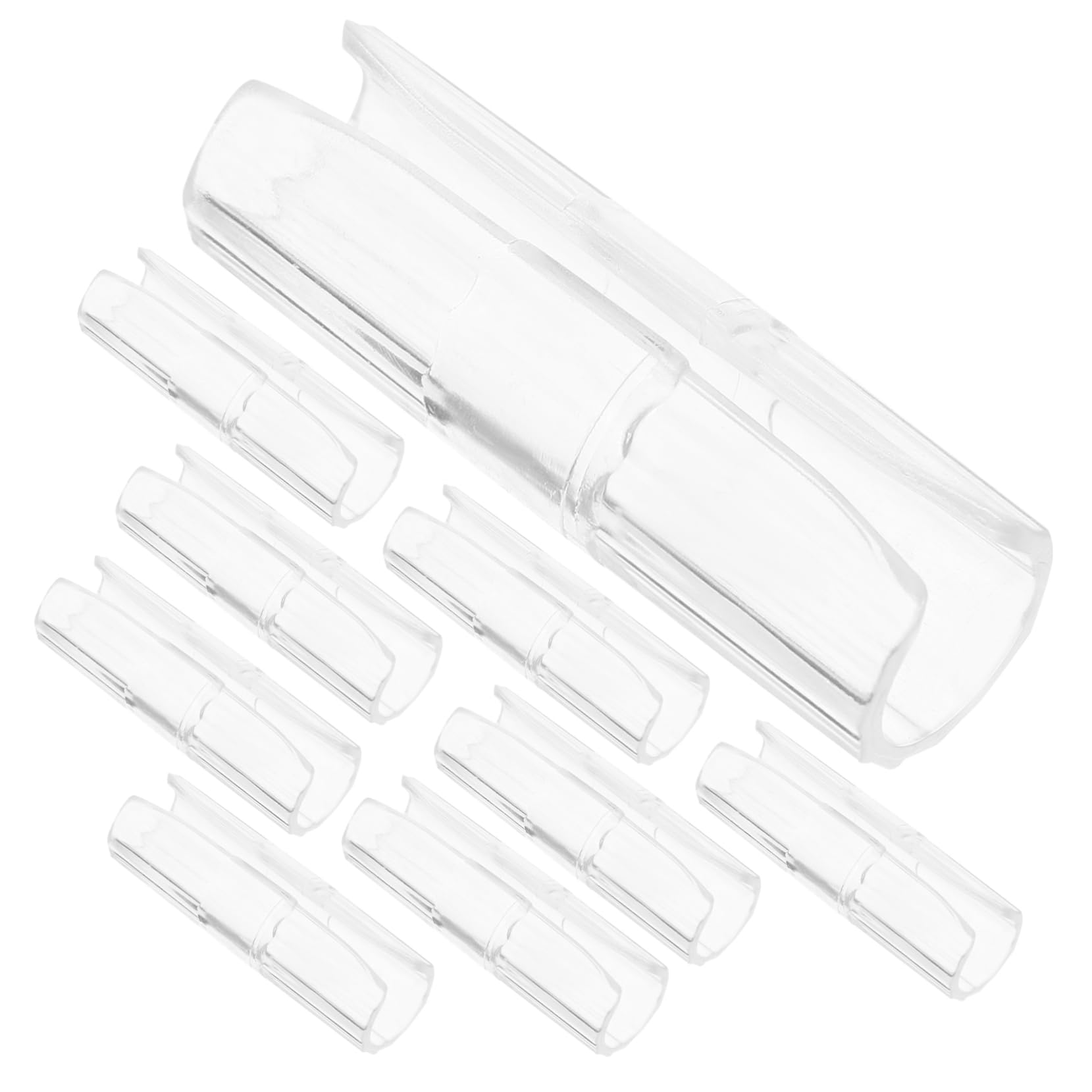 IWOWHERO 12Pcs Bed Clips Fasteners Non Slip Grippers for Securely Holding Bedding Transparent Design Easy to Use Bed Holders for Mattress Stability