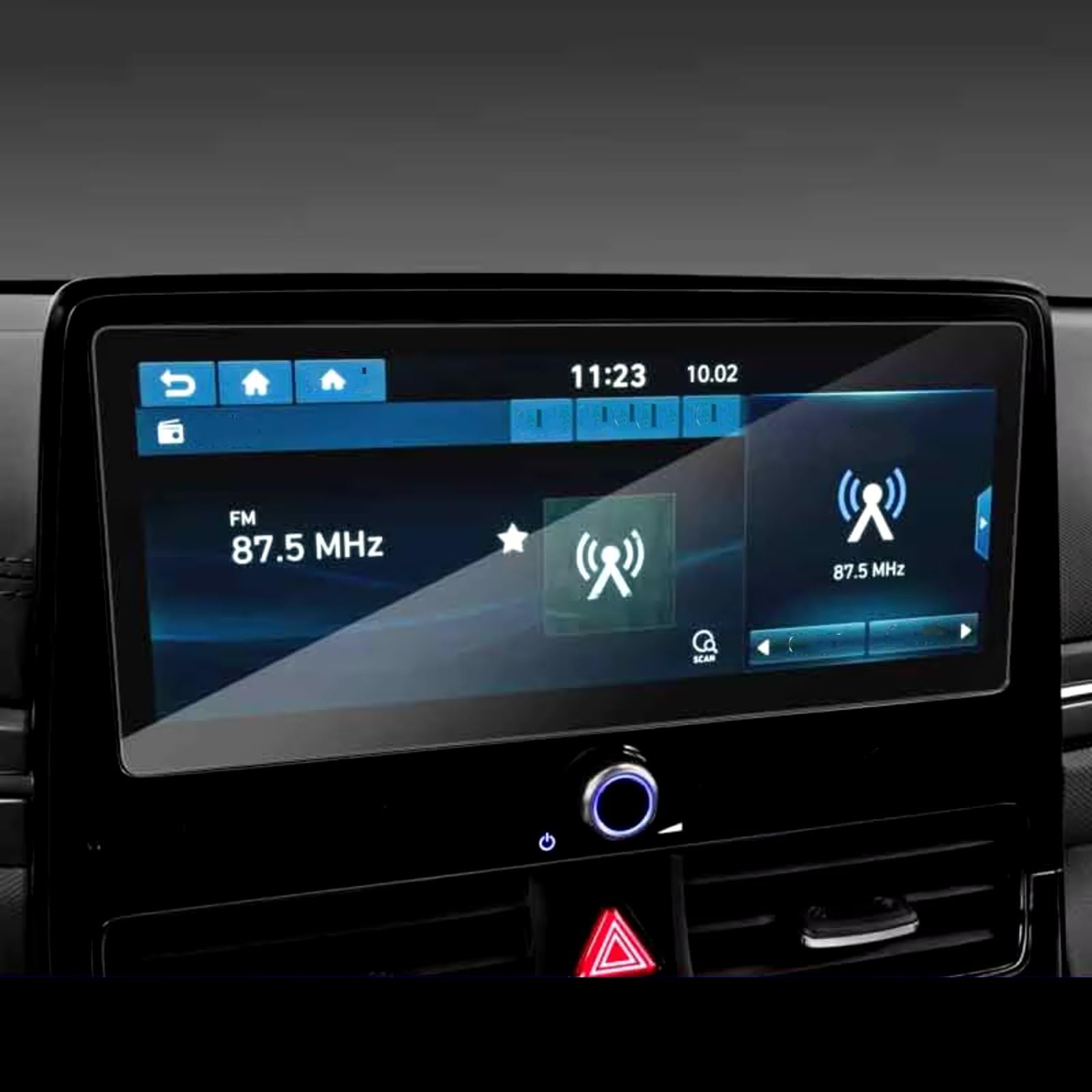 Compatible avec Hyundai Ioniq 2020 : Film Protecteur d'écran en Verre trempé pour système d'infodivertissement GPS 10,25 Pouces, Autocollant intérieur Anti-Rayures.