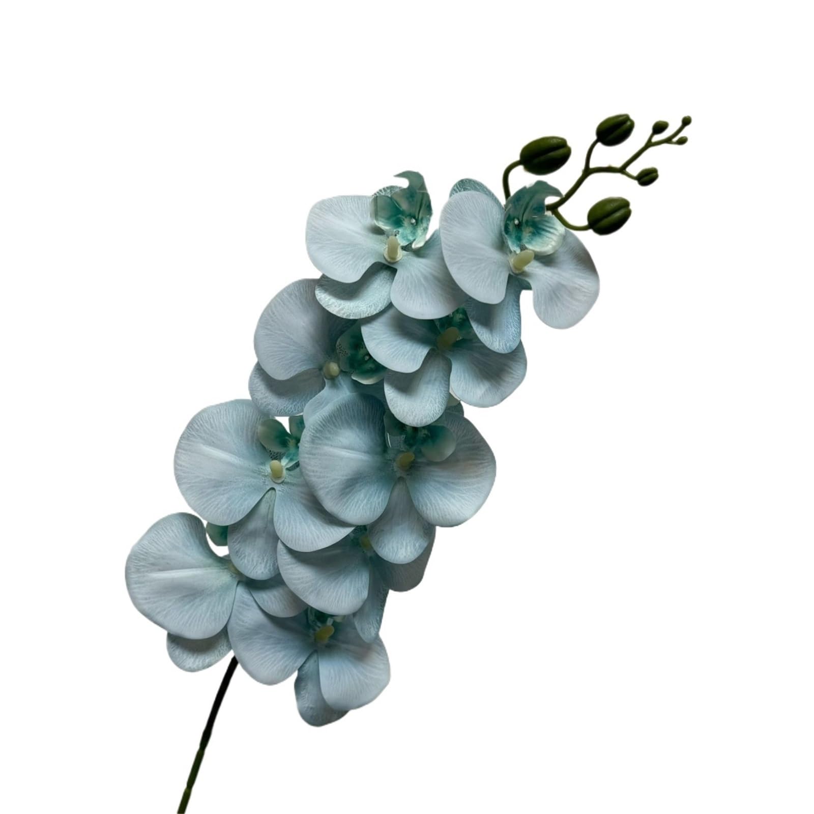 LuoAXINN Artificial Flower Branches 98CM 9-head Film Butterfly Orchid Artificial Flower Living Room Dining Table Floor Decoration Wedding Arrangement(Color5)