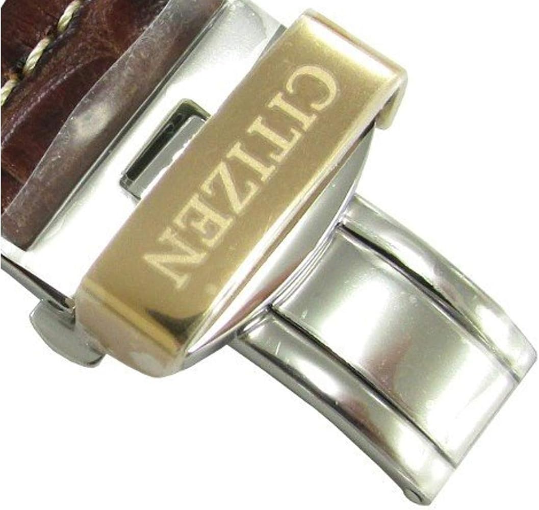 Amazon.co.jp: [シチズン] CITIZEN 純正 カーフ レザーバンド メンズ