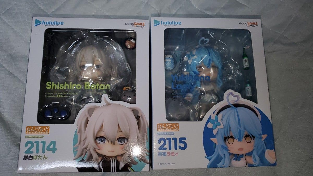 ねんどろいど 獅白ぼたん & 雪花ラミィ ホロライブ5期生の雪花ラミィ＆獅白ぼたんがねんどろいどに登場