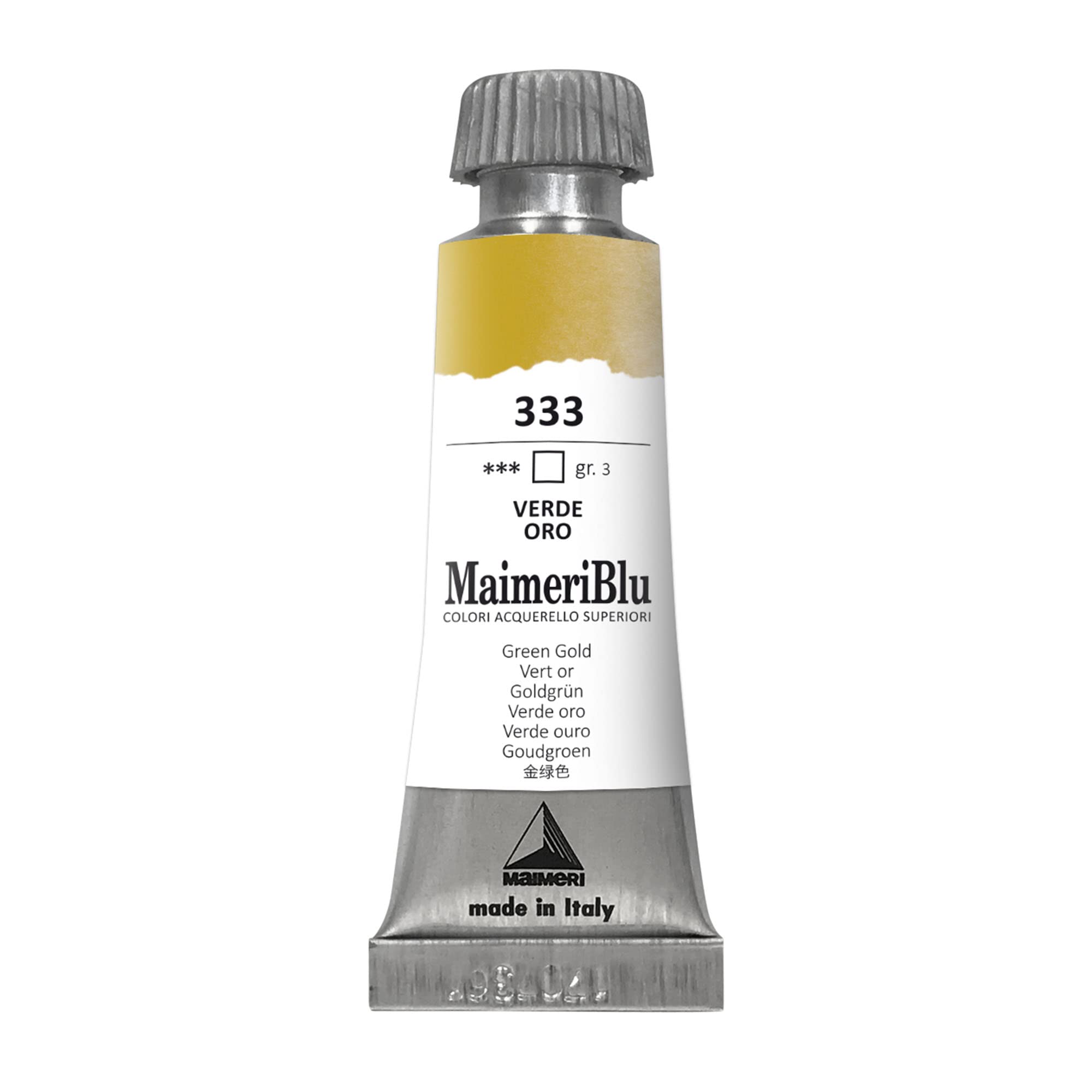 MAIMERI Polycolor Acrilico Oro Pallido 140ml - Colore Acrilico Per Arti E Mestieri