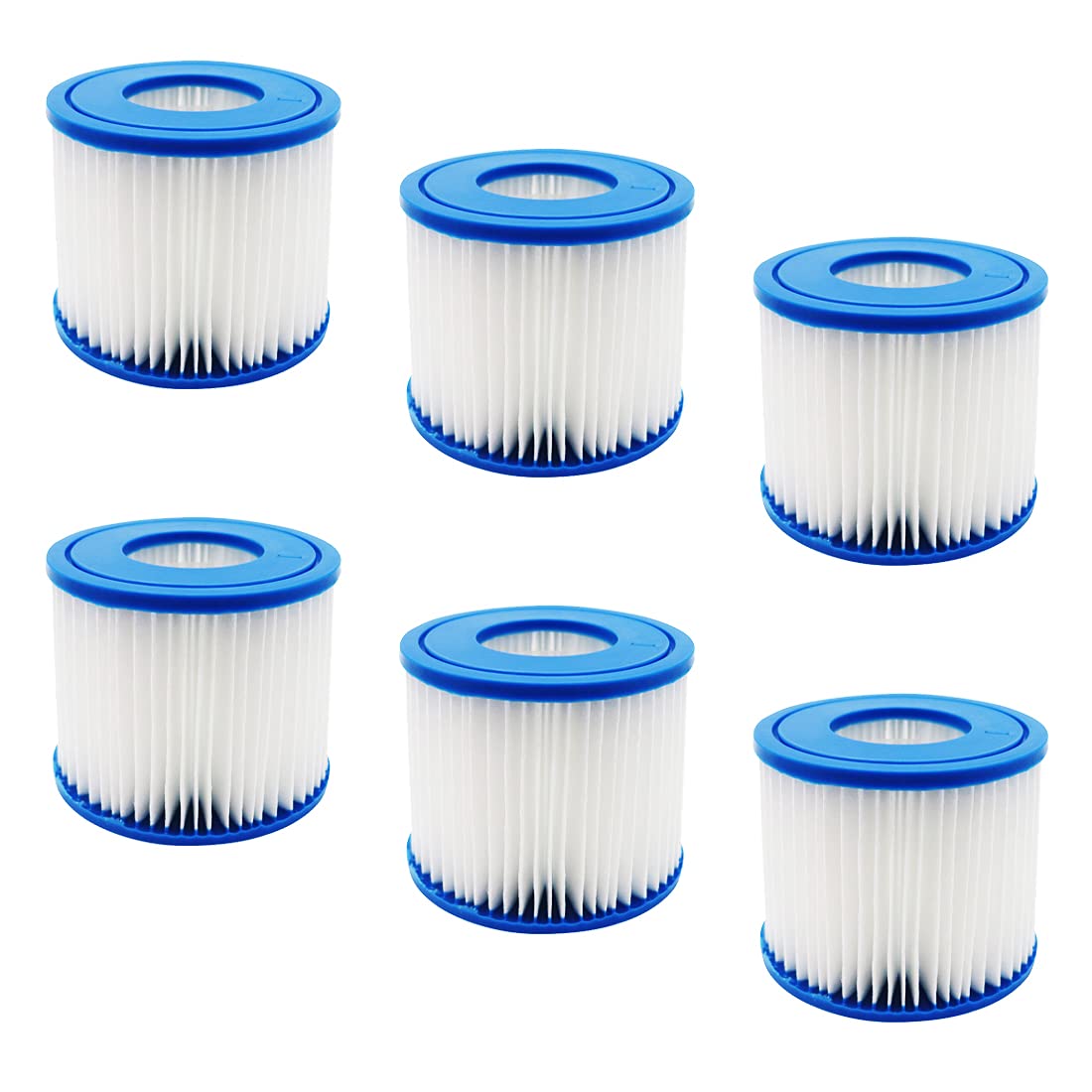 Lot de 2 filtres de piscine compatibles avec type I, cartouche de rechange pour Flowclear 58381 58511E