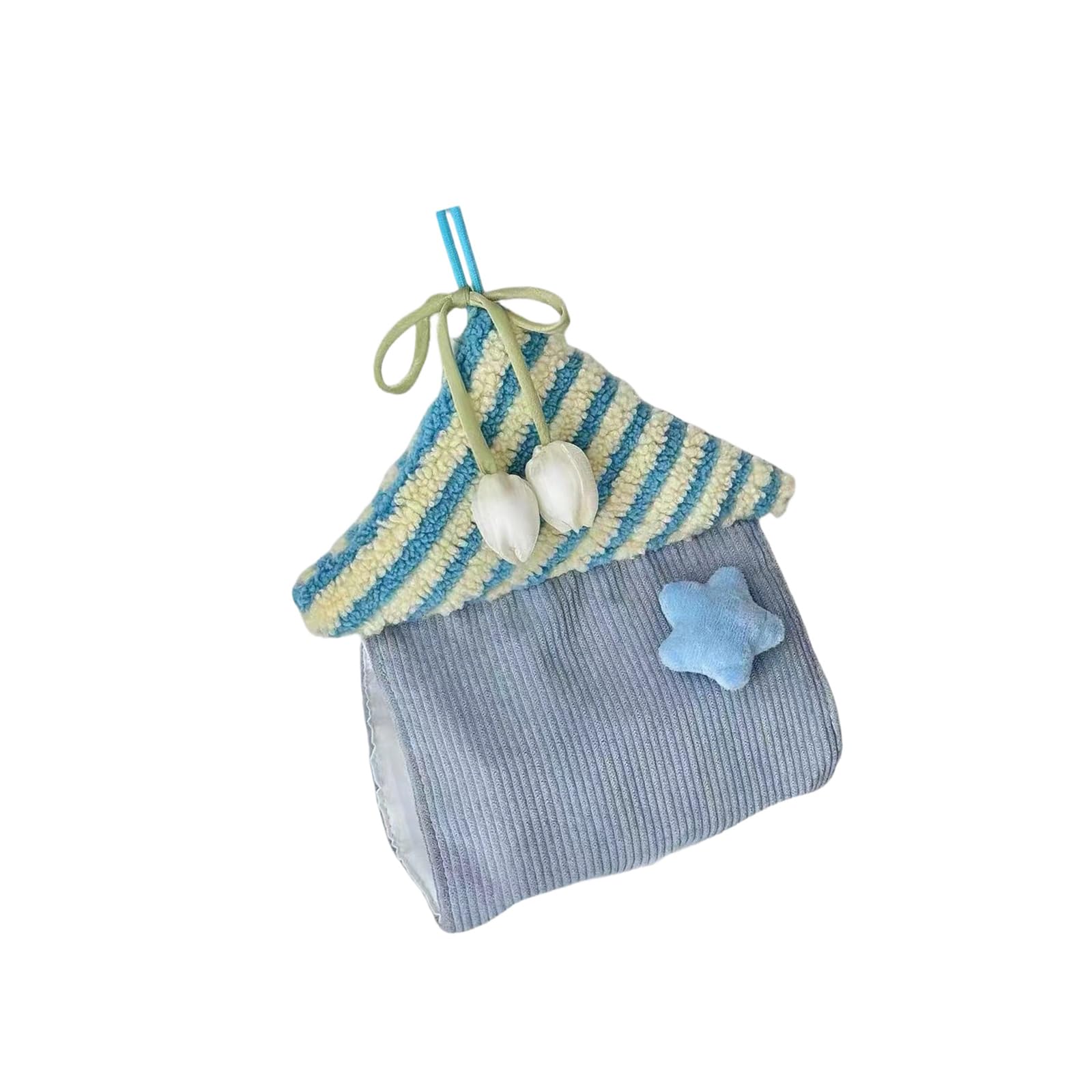 ZEPFJHE Stylish Flannel Hanging Tissue Box Cover with Unique Designs Ideal for Living Room and Car Multipurpose Storage Bag