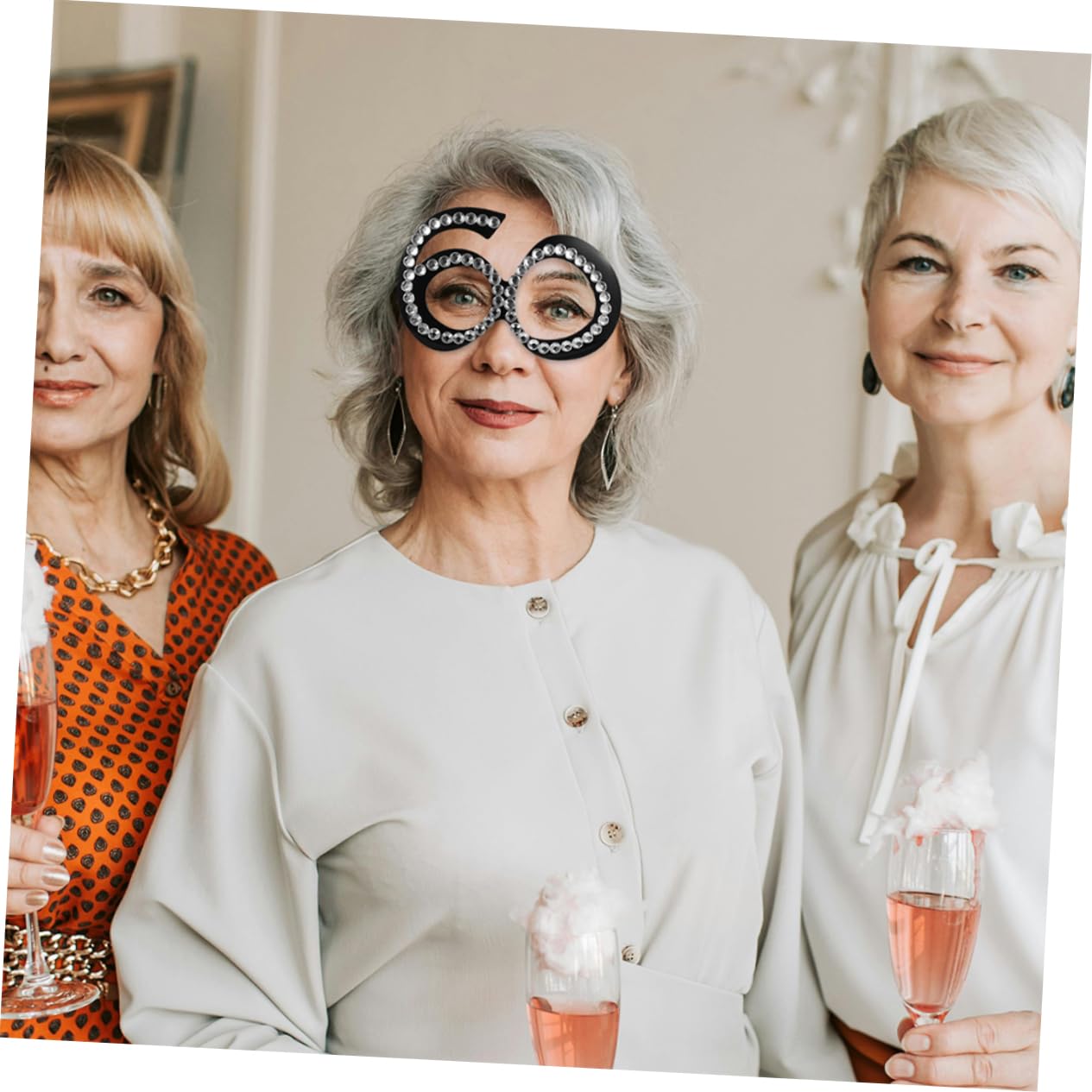 12 Lunettes 60 Ans En Papier - Accessoire Anniversaire Fun - Déco Fête - Cadeau Original